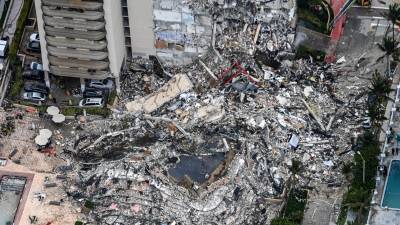 Поиски погибших при обрушении здания во Флориде подходят к концу - golos-ameriki.ru - шт.Флорида - Серфсайд