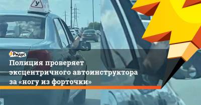 Полиция проверяет эксцентричного автоинструктора за«ногу изфорточки» - ridus.ru - респ. Татарстан - Набережные Челны