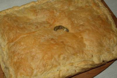 Кубете (Слоеный пирог с курицей, картофелем и луком) - fokus-vnimaniya.com