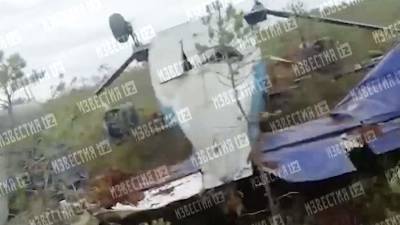 Появилось видео с места жесткой посадки Ан-28 - iz.ru - Россия - Израиль - Томск - Томская обл.