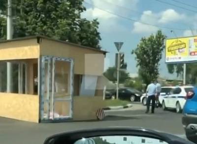 В ГИБДД объяснили появление «палатки» на проезжей части в Рязани - ya62.ru - Россия - Рязанская обл. - Рязань