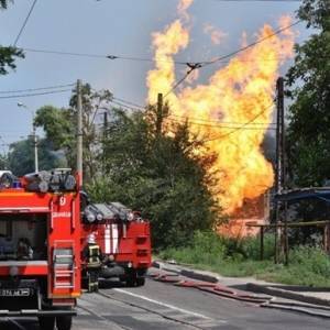 В Донецке произошел взрыв на газопроводе. Фото - reporter-ua.com - Украина - Донецк