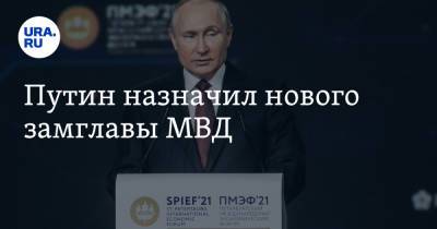 Владимир Путин - Путин назначил нового замглавы МВД - ura.news - Россия - Саратов