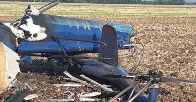 Под Николаевом разбился вертолет: есть жертвы (ФОТО) - delo.ua - Украина - Николаев - Николаевская обл.