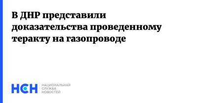 В ДНР представили доказательства проведенному теракту на газопроводе - nsn.fm - Украина - ДНР - Донецк - Донбасс