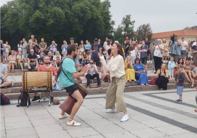 Бешеный ритм в центре Вильнюса - obzor.lt - Литва - Вильнюс