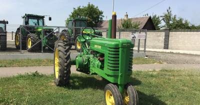 На Волыни появился редкий 80-летний американский трактор John Deere (видео) - focus.ua - США - Украина - Луцк - Волынская обл.