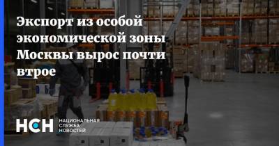 Владимир Ефимов - Экспорт из особой экономической зоны Москвы вырос почти втрое - nsn.fm - Москва