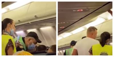 Украинца выгнали из самолета за отказ надевать маску, видео: откровенно хамил и грубил - politeka.net - Украина - Киев - Одесса