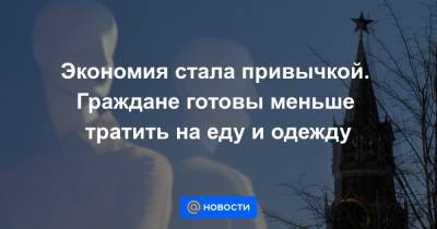 Экономия стала привычкой. Граждане готовы меньше тратить на еду и одежду - news.mail.ru - Россия