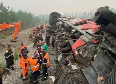 Лобовое столкновение поездов в Приамурье: есть жертвы - free-news.su - Амурская обл.