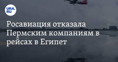 Росавиация отказала Пермским компаниям в рейсах в Египет - ura.news - Россия - Египет - Пермь - Эмираты - Греция - Доминиканская Республика