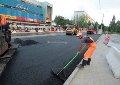В Смоленске ремонтируют проспект Строителей - rabochy-put.ru - Смоленск