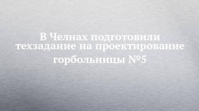 Рустам Минниханов - Наиль Магдеев - В Челнах подготовили техзадание на проектирование горбольницы №5 - chelny-izvest.ru - Набережные Челны
