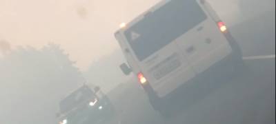 Движение по участку федеральной трассы «Кола» в Карелии вновь закрыли из-за лесных пожаров - stolicaonego.ru - район Сегежский - республика Карелия