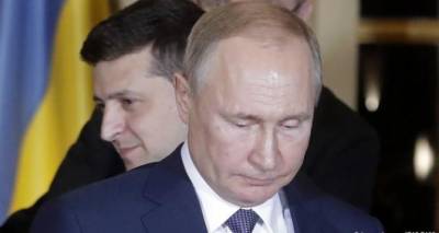 Владимир Зеленский - Владимир Путин - Зеленский ответил Путину и дал понять какой народ он представляет - cxid.info - Россия - Украина - Германия - Франция