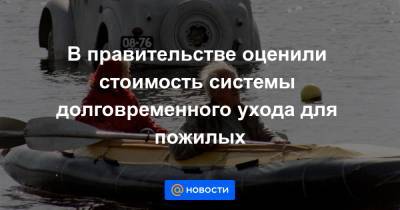 В правительстве оценили стоимость системы долговременного ухода для пожилых - news.mail.ru - Россия