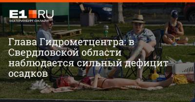 Роман Вильфанд - Артем Устюжанин - Глава Гидрометцентра: в Свердловской области наблюдается сильный дефицит осадков - e1.ru - Екатеринбург - Тюменская обл. - Свердловская обл. - окр. Уральский