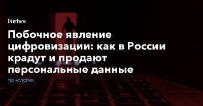Ашот Оганесян - Побочное явление цифровизации: как в России крадут и продают персональные данные - forbes.ru - Россия