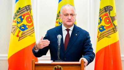 Майя Санду - Игорь Додон - Додон предупредил о «больших катаклизмах» после новых выборов - gazeta.ru - Молдавия
