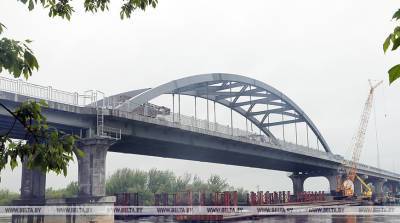 Геннадий Соловей - Движение по новому мосту через Днепр открыли в Рогачеве - belta.by - Белоруссия