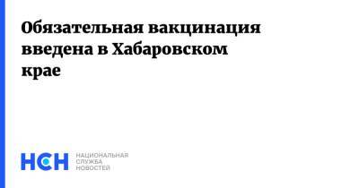 Обязательная вакцинация введена в Хабаровском крае - nsn.fm - Хабаровский край - Хабаровск