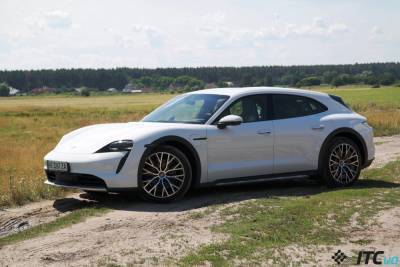 Porsche - «Первый взгляд» на Porsche Taycan Cross Turismo (и на зарядку 270 кВт) - itc.ua - Украина