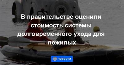 В правительстве оценили стоимость системы долговременного ухода для пожилых - smartmoney.one - Россия