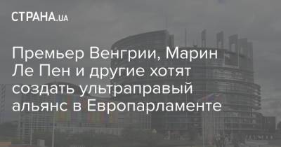 Эммануэль Макрон - Марин Ле-Пен - Виктор Орбан - Ярослав Качиньский - Премьер Венгрии, Марин Ле Пен и другие хотят создать ультраправый альянс в Европарламенте - strana.ua - Украина - Франция - Венгрия - Польша