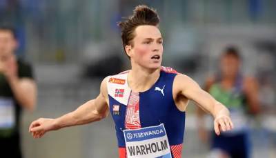 Вархольм установил мировой рекорд на 400-метровке с барьерами - sportarena.com - Норвегия - Осло