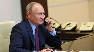 Владимир Путин - Эммануэль Макрон - Путин и Макрон провели телефонные переговоры - iz.ru - Россия - США - Украина - Израиль - Франция - Ливия - Женева