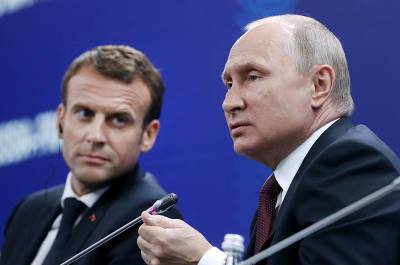 Владимир Путин - Эммануэль Макрон - Джо Байден - Путин обсудил с Макроном возвращение ЕС к нормальному диалогу с Россией - tvc.ru - Россия - США - Украина - Франция - Ливия - Женева
