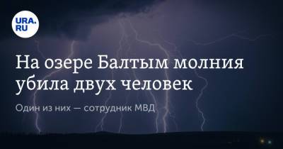 На озере Балтым молния убила двух человек. Один из них — сотрудник МВД - ura.news - Екатеринбург - Свердловская обл.