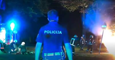В Риге подросток за рулём скрывался от полиции на бешеной скорости, пока не загорелась машина - reendex.ru - Рига