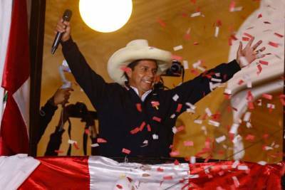 Педро Кастильо - Избирком Перу объявил Педро Кастильо победителем президентских выборов - trend.az - Перу