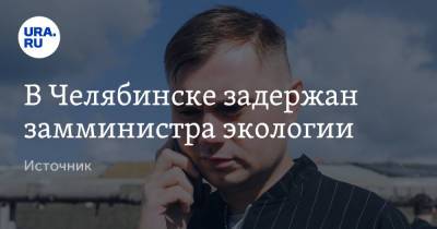 Виталий Безруков - В Челябинске задержан замминистра экологии. Источник - ura.news - Челябинск - Экология