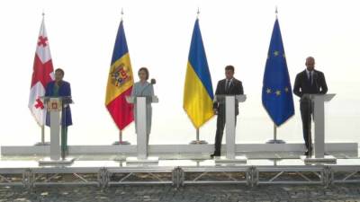 Украина, Грузия и Молдавия еще раз подтвердили, что сделают для ЕС все, что потребуется - news-front.info - Украина - Молдавия - Грузия - Брюссель