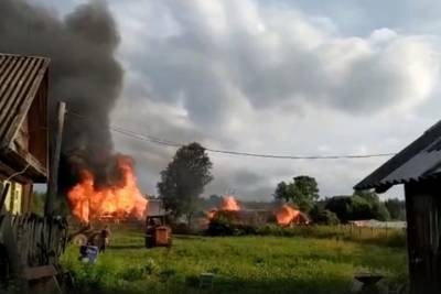 В Тверской области огонь с заброшенного дома перекинулся на соседний - tver.mk.ru - Тверская обл. - район Кувшиновский