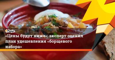 «Цены будут ниже»: эксперт оценил план удешевления «борщевого набора» - ridus.ru - Россия