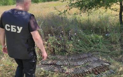 СБУ обнаружила тайник с артснарядами в окопе сепаратистов - korrespondent.net - Украина - Луганская обл. - Донбасс