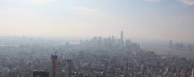 Нью-Йорк заволокло дымом от лесных пожаров - runews24.ru - США - Вашингтон - Нью-Йорк - Нью-Йорк - шт. Калифорния - штат Орегон
