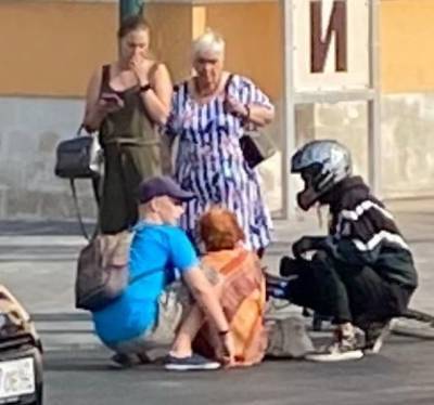 В Рязани велосипедист сбил женщину на пешеходном переходе - 7info.ru - Рязань