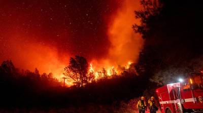Более 500 тыс. га земли охвачены природными пожарами на западе США - belta.by - США - Вашингтон - Белоруссия - Минск - шт. Калифорния - штат Монтана - штат Орегон - штат Айдахо
