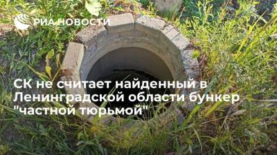 СК не обнаружил следов пребывания людей в бункере с крематорием, найденном в Ленинградской области - ria.ru - Москва - Россия - Ленинградская обл. - Санкт-Петербург