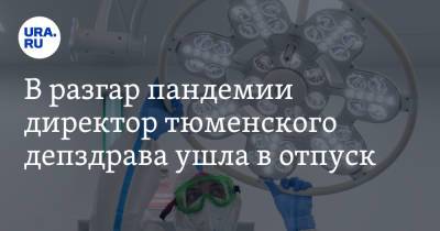 Наталья Логинова - В разгар пандемии директор тюменского депздрава ушла в отпуск - ura.news - Тюменская обл.