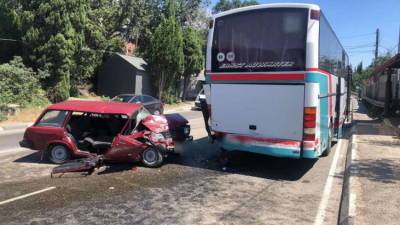 В Крыму рейсовый автобус попал в ДТП: есть погибший и пострадавшие - crimea.ria.ru - Крым - Симферополь - Севастополь
