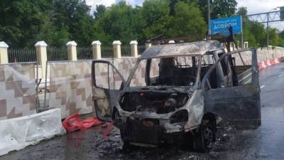 Автомобиль полностью сгорел на Звенигородском шоссе - vm.ru - Московская обл. - Дзержинск