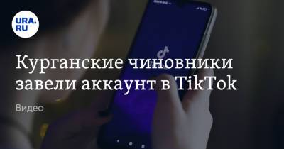 Александр Ильтяков - Курганские чиновники завели аккаунт в TikTok. Видео - ura.news - Курганская обл.