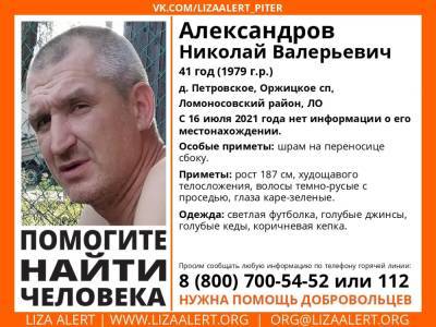 Элизабет Алерт - В Ломоносовском районе без вести пропал 41-летний мужчина со шрамом на переносице - ivbg.ru - Украина - Ленобласть