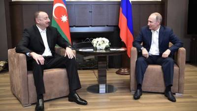 Владимир Путин - Ильхам Алиев - Ильхам Алиев встретился с Владимиром Путиным - anna-news.info - Москва - Россия - Азербайджан - Баку - Переговоры